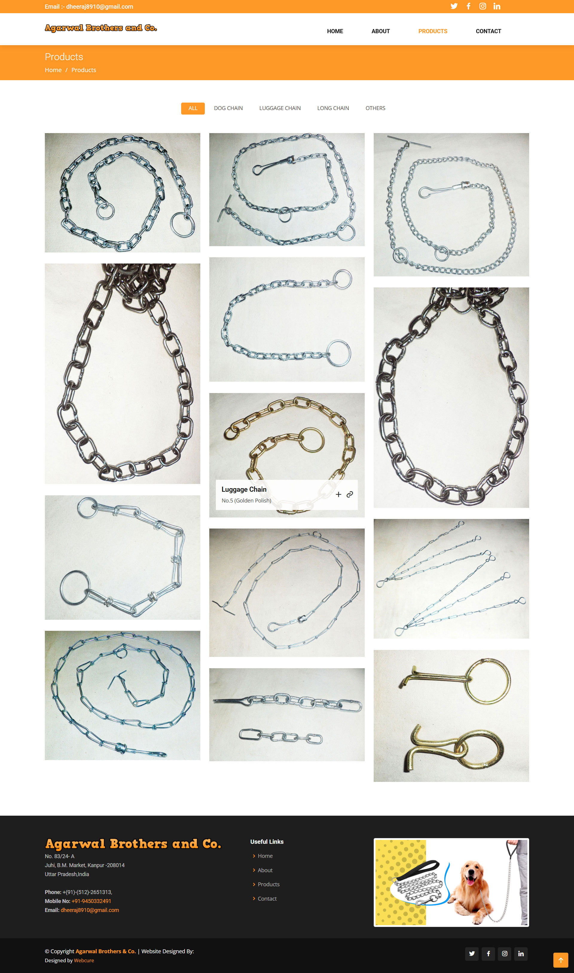 Agarwal Brothers product page screenshot